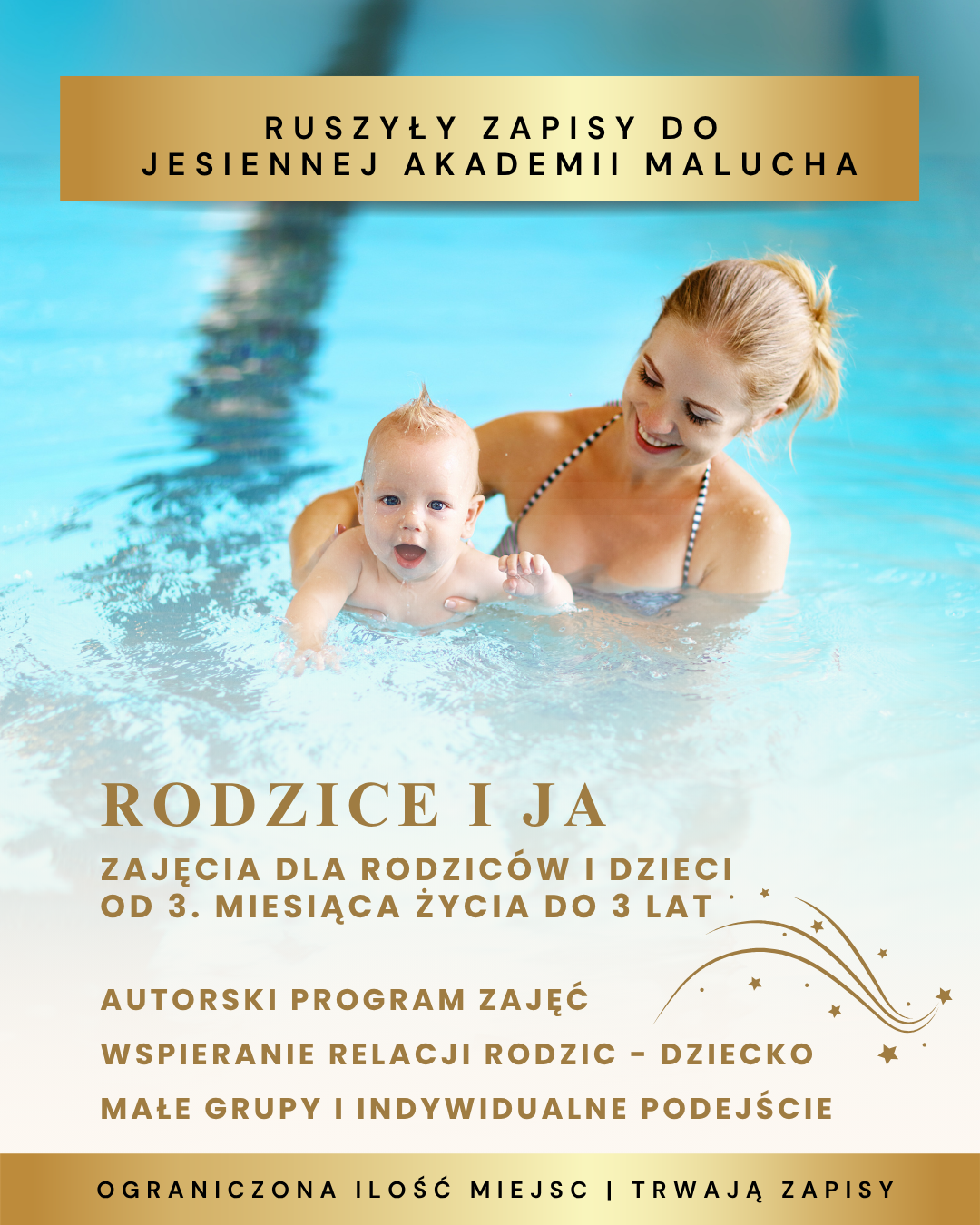 Nauka pływania dla niemowląt i małych dzieci w Aqua Magic Olsztyn